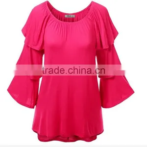 Z&M 2017 Blouse Women Summer Women Casual Blouse Designs Blouse Women thumbnail-1