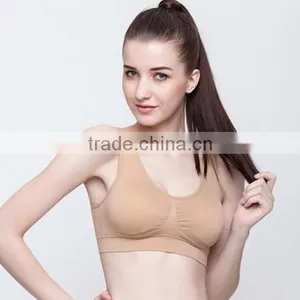Factory Provide Seamless Yoga Sports Girl Tube Sexy Bra thumbnail-1