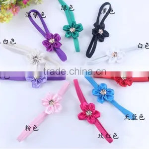 New Style Beautiful Chiffon Headband Hairband Baby Girls Flowers Headbands With Elastic Kids' Hair Accessories Baby Headwear thumbnail-2