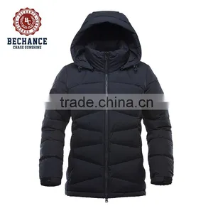 Mens Winter Outdoor Down Coat With Detachable Hood thumbnail-1