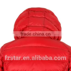 New Fashion Slim Winter Hoody Red Ultralight Women Goose Down Jacket W1097 thumbnail-5