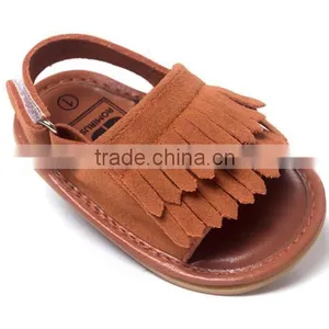 2017 Summer Design, PU Leather Baby Summer Sandals thumbnail-6