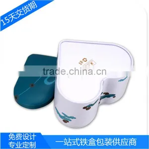 Fine Heart - Shaped Chocolate Tinplate Wallet Biscuits Box Production and Processing Matte Iron Material Metal Cans thumbnail-1