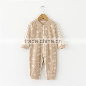 Wholesale Baby Organic Clothing Baby Bodysuit Organic Cotton Baby Romper Set thumbnail-5