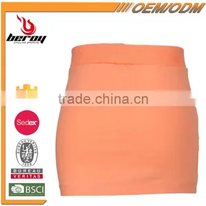 Comfort Cotton Elastic Young School Girl Short Mini Skirt With Pockets thumbnail-3