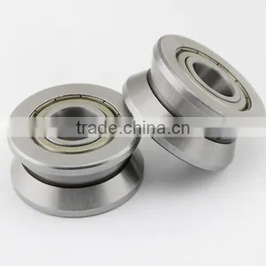 V Groove Track Roller Bearing LV20/8ZZ for Linear Motion Guide Rail thumbnail-1