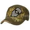 USA Flag Embroidery Vintage Washed Military Baseball Caps For Youth With Applique thumbnail-1