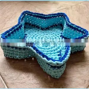 Polyester Fabric Spaghetti T-shirt Yarn Hand Kntting Suitacase Carpet DIY Craft Kits thumbnail-1