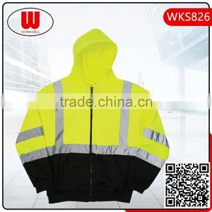 Wholesale Reflective Hoodies Oversized Sweatshirt thumbnail-1