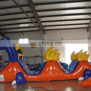 Excellent Dragon Inflatable Slide With Obstacle Course for Kids thumbnail-2
