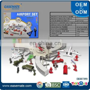 Good Sales Alloy Die Cast Airport Set With Plane Model Toys thumbnail-1