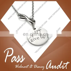 Cheap Wholesale Stainless Steel Infinity Women's Charms Necklaces Wedding Jewelry Gifts thumbnail-1
