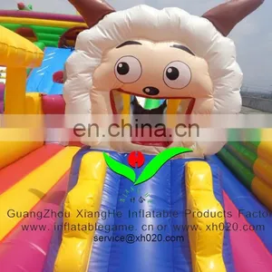 PVC Tarpaulin Suitable on Square Inflatable Giant Cartoon Fun City thumbnail-6