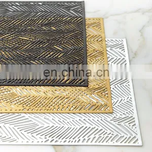 Gold Drift Placemat For Holiday Party thumbnail-1