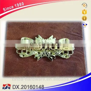 Metal Planted PU Leather Patch for Clothing thumbnail-4