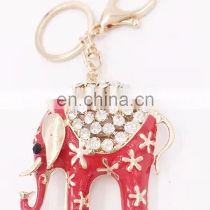 Fashion Elephant Keychain Pendant Colorful Key Chain Bag Car Key Chain thumbnail-6