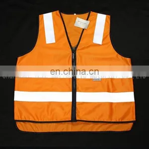 New High Visibility Warning Security Working Surveyor Safety Vest 100% Cotton Protective Safety Vest With Reflective Tape thumbnail-5
