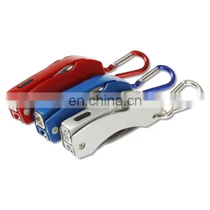 Logo Imprinted Multi Tools Ball Pen, Customized Promotional Led Ball Pen, Multi Function Carabiner BallPen thumbnail-1