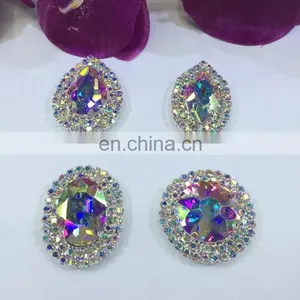 Factory Main Products! Pretty Shiny Single Crystal Bead for Wedding Dress Performence Garment Accessories WS1201 thumbnail-1