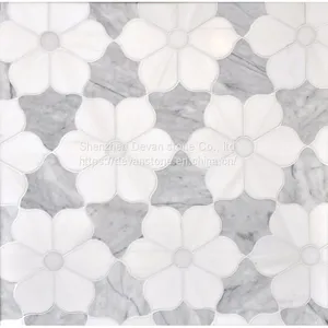 New Style Mosaic Floor Medallion Waterjet Mosaic thumbnail-3