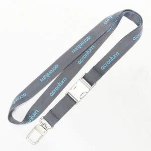 Double Layer Custom Polyester Lanyard Double Layer Woven Lanyard Shiny Rainbow Lanyard thumbnail-1
