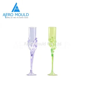 Eco-friendly Lead Free Champagne Wine Glass Mould thumbnail-3