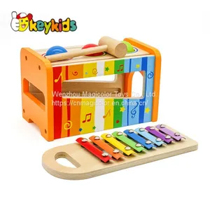 Hottest Funny Classical Shaker Wooden Musical Maracas Toy for Toddler W07I136 thumbnail-4