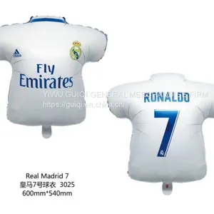 Foil Balloon Real Madrid No.7 Shirt Balloon Mylar Balloon Helium Balloon Pink Decoration Balloon thumbnail-1
