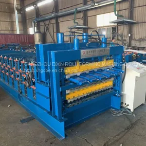 Three Layers Galvanized Color Steel Sheet Roll Forming Machine thumbnail-5