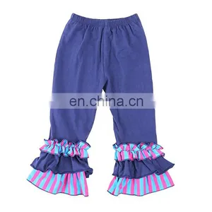 Toddler Baby Girls Icing Ruffle Leggings Pants Cotton Tights Active Trousers 3 Pleats thumbnail-6