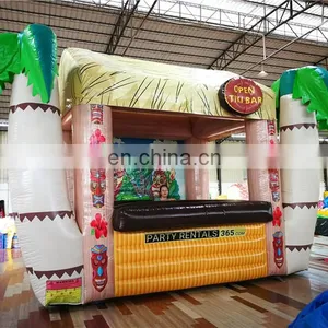 Advertising Inflatable Open Bar Booth Blow Up Coconut Tree House For Party Rental thumbnail-2