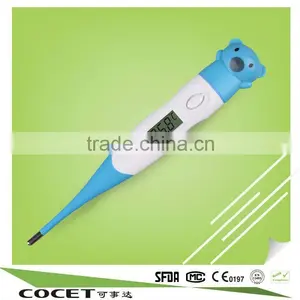 China Hot Sell Flexible Animal Cartoon Baby Kids Digital Thermometer With CE ROHS ISO EMC thumbnail-1