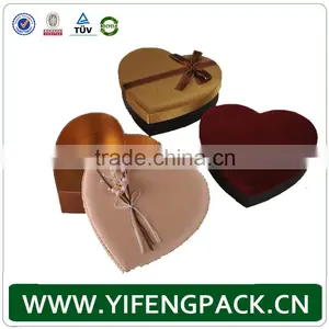 Wholesale Custom Storage Distribution Kraft Paper Gift Heart Shaped Packaging Chocolate Box thumbnail-1
