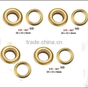 Round Shape Metal Material Eyelet With Washer for Coats Clothing thumbnail-1