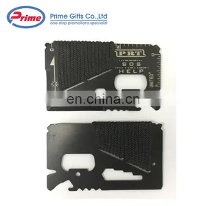 16 in 1 Multifunction EDC Survival Tool Credit Card Knife With Custom Engraved thumbnail-4