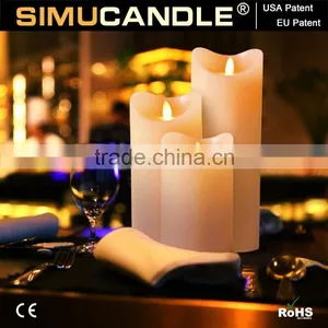 Resin Flameless Votive Candle LED With Moving Wick With EU and USA Patent thumbnail-6