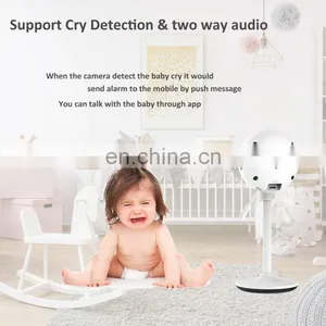 Smart Home Security 4.3 Inch 1080P Wireless Baby Temperature Monitor With Camera thumbnail-5