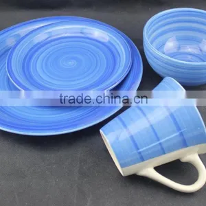 Stoneware Hand Painted Dinnerware Set With Cheap Price and Good Quality thumbnail-2