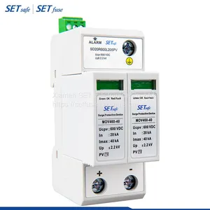 DC DIN Rail SPD SD20r600L205PV Surge Protective Device Surge Arrester Surge Protector Manufacturer thumbnail-1