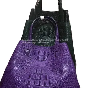 Crocodile Leather Large Bag Women's Bag Leather 2022 New Large-Capacity Bucket Bag Luxury Shoulder Messenger Handbag thumbnail-5