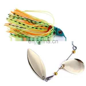 Soft 3D Plastic Trolling Metal Fishing Lures Using Octopus Skirts and Squids Skirt Fishing Lure thumbnail-4