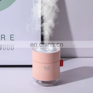 Usb Humidifier Tabletop Small Humidifier Warm Led Light Portable Mini Air Humidifier For Bedroom Office thumbnail-1