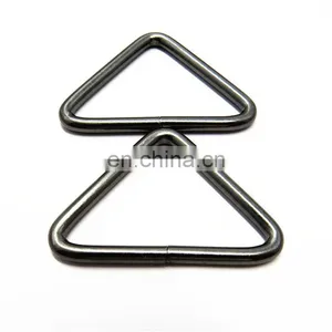 Metal Triangle Buckle And Ring thumbnail-1