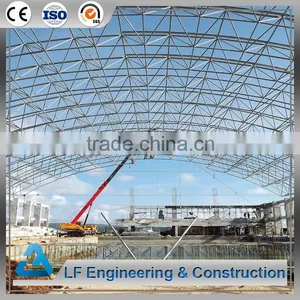 Inexpensive Long Span Steel Structure Swimming Pool Roof thumbnail-2