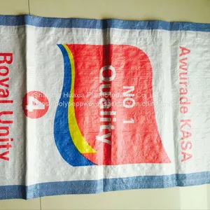 20kg 40kg 50kg Packaging Thailand Rice BOPP Lamination Polypropylene Woven Sacks Bag Printed thumbnail-2