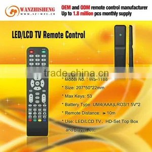 OEM and ODM Universal/learning Multi Function TV Remote Control thumbnail-1