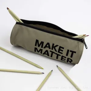 Hot Selling Unisex Vintage Roll Pencil Case Large Capacity Fashion Pen Pouch Box School College Office Organizer Pen Bag Pencil Case For Girls Kids Boys thumbnail-1