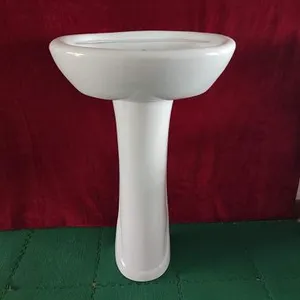 Bathroom Ceramic Wash Basin Wash Basin With Pedestal thumbnail-1