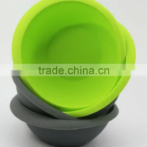 Flexible And High Heat Resistance Silicone Salad Bowl thumbnail-1