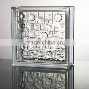 Manufacturer Rain Glass Door, 190*190*80 mm Rain Glass Brick thumbnail-1